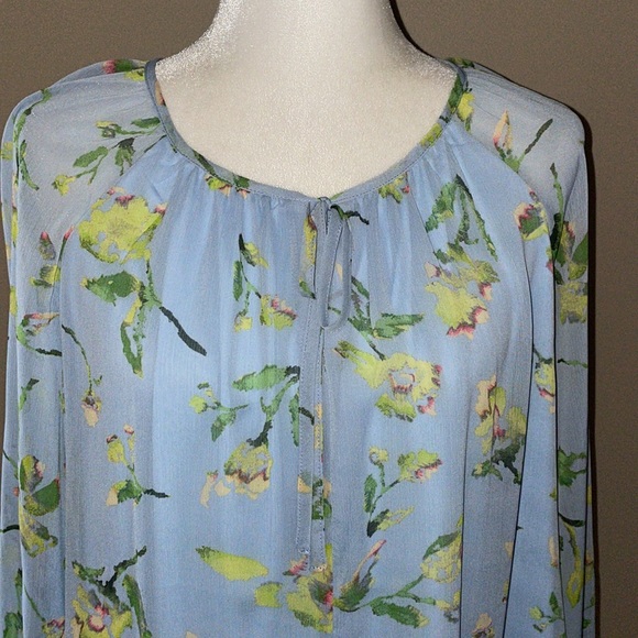 ADYSON Parker Floral Long Sleeve Blouse, in Plein Air Combo, NWT, 1X & 2X - Picture 5 of 13